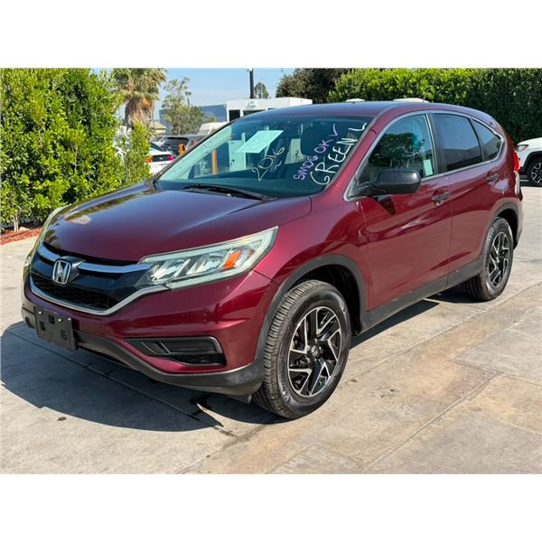 HOND CR-V 2016 O/S-T SMOG-2 DAYS