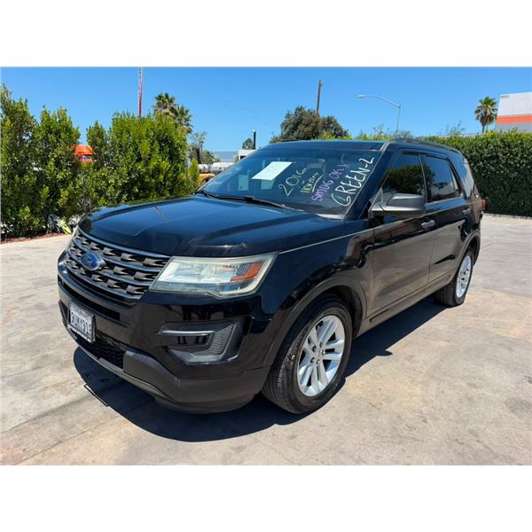 FORD  EXPLORER  2016 O/S-T SMOG-2 DAYS