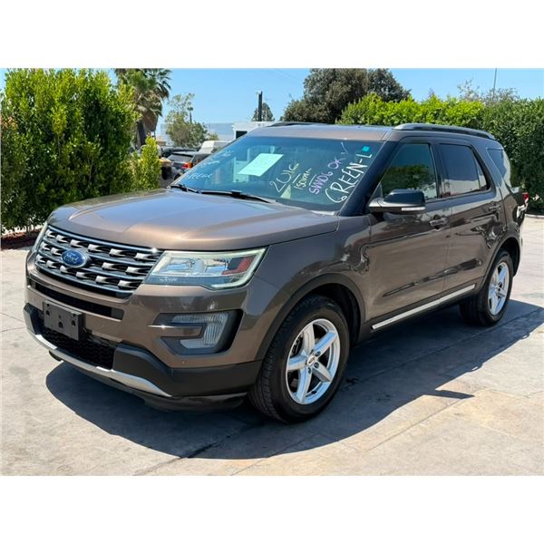 FORD  EXPLORER  2016 O/S-T SMOG-2 DAYS