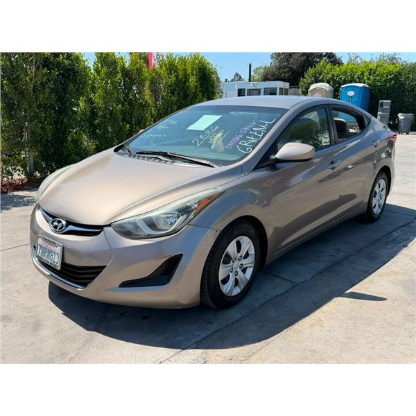 HYUN ELANTRA 2016 O/S-T SMOG-2 DAYS