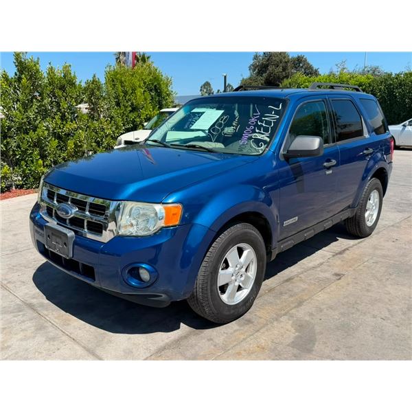 FORD  ESCAPE 2008 O/S-T SMOG-2 DAYS