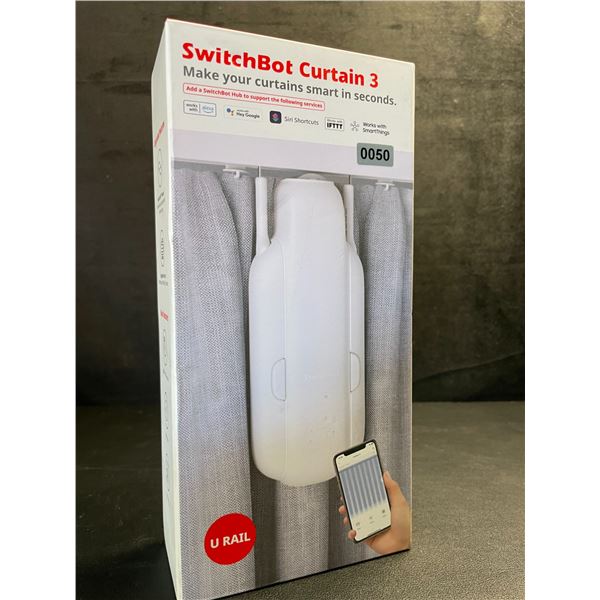 Switchbot Curtain 3 Smart Automatic Curtain Opener - Blutooth Remote Control w/ App/Timer - NEW