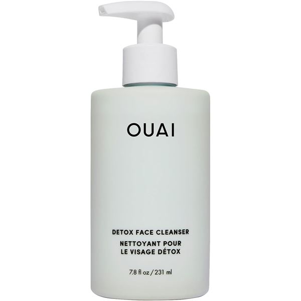 OUAI Detox Facial Cleanser (231ml) Post-Workout; Removes Sweat, Dirt, & Oil Without Drying - New