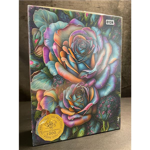 1000PC Rosa De Febrero Colorful Rose Jigsaw Puzzle for Adults - New Sealed