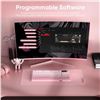 Image 3 : RedThunder K95 Wireless Mechanical Keyboard; Smart TFT Screen, RGB Backlit - Gradient Pink - NEW