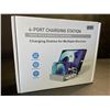 Image 1 : 4-Port Charging Station for Charging Multiple Devices - 20W PD, LED Indicator - Brand New!