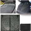 Image 4 : Car/SUV Tailgate Mosquito Net; Trunk Privacy Mesh Curtain w/ 2-Way Zipper (Black) Size M - New
