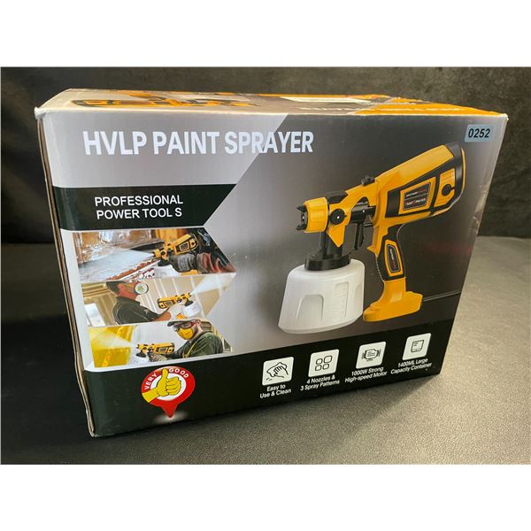 HVLP Electric Paint Sprayer Gun (1000W) 3 Spray Patterns, 1400ml Large Capacity - Brand New!