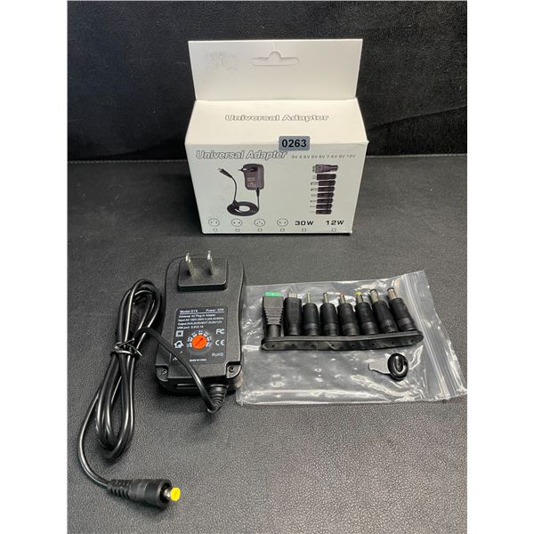 30W Universal Laptop Charger Set/Power Adapter - Various Size Adapters Included - Brand New