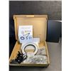 Image 5 : LED Lighted Magnifyer Lamp; 12X Magnifying Glass LED Light with Clamp Design/Heavy Base - New!
