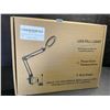 Image 6 : LED Lighted Magnifyer Lamp; 12X Magnifying Glass LED Light with Clamp Design/Heavy Base - New!
