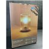 Image 7 : Cordless Glass Table Lamp (Battery Operated) with Timer & LED Bulb - Brand New