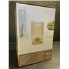 Image 8 : Cordless Glass Table Lamp (Battery Operated) with Timer & LED Bulb - Brand New