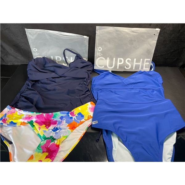 Lot of 2 Cupshe Women's Bathing Suits (Size Medium) Premium/Quality Design - New