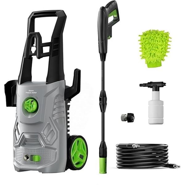 4000PSI Electric Pressure Washer 1600W, 2.6 GPM with Foam Cannon & 23FT Hose - NEW SEALED!