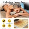 Image 7 : Massage Table Heating Pad 30" x 71" Large/Thick & Soft Fleece Spa Massage Bed Warmer; 9 Heat Levels