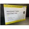 Image 8 : Massage Table Heating Pad 30" x 71" Large/Thick & Soft Fleece Spa Massage Bed Warmer; 9 Heat Levels