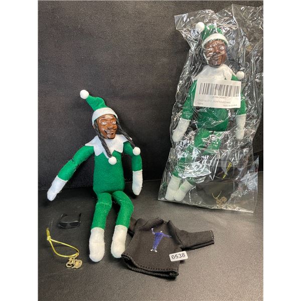 Lot of 2 "Snoop on the Stoop" Snoop Dogg Elves/Decor Props for Elf on The Shelf Xmas Tradition; New