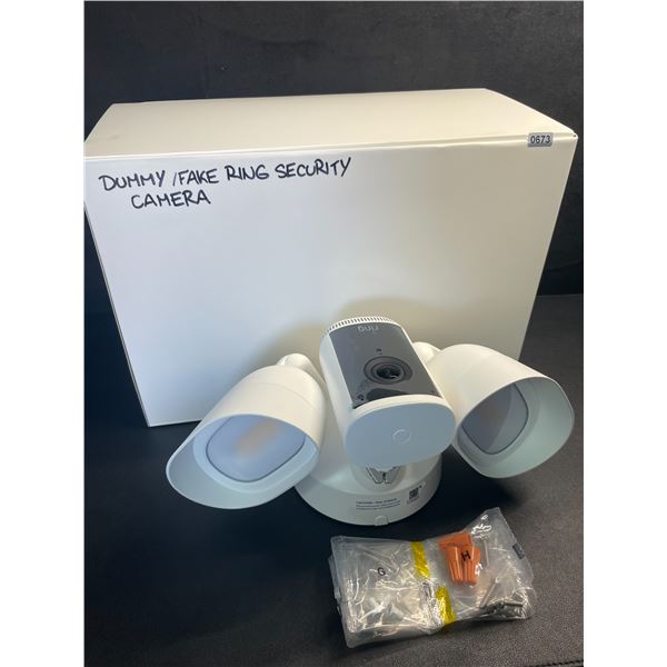Dummy/Decoy Ring Security Camera for Outdoors - Visual Decoy to Deter Intruders - New