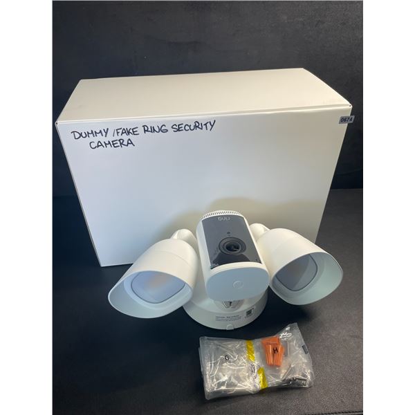 Dummy/Decoy Ring Security Camera for Outdoors - Visual Decoy to Deter Intruders - New