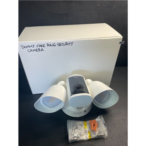 Dummy/Decoy Ring Security Camera for Outdoors - Visual Decoy to Deter Intruders - New