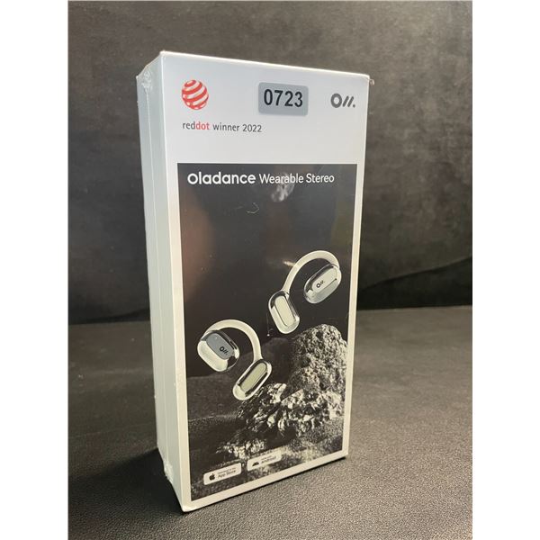 Oladance OWS1 Open-Ear Wireless Bluetooth Headphones; High-Quality Sound; Space Silver; NEW SEALED!