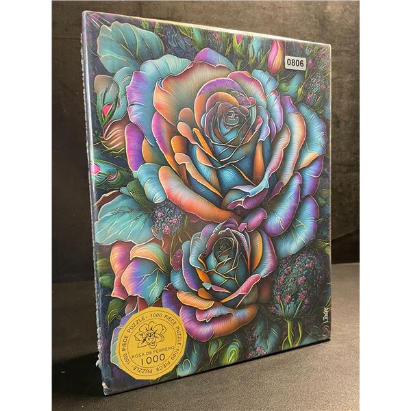 1000PC Rosa De Febrero Colorful Rose Jigsaw Puzzle for Adults - New Sealed