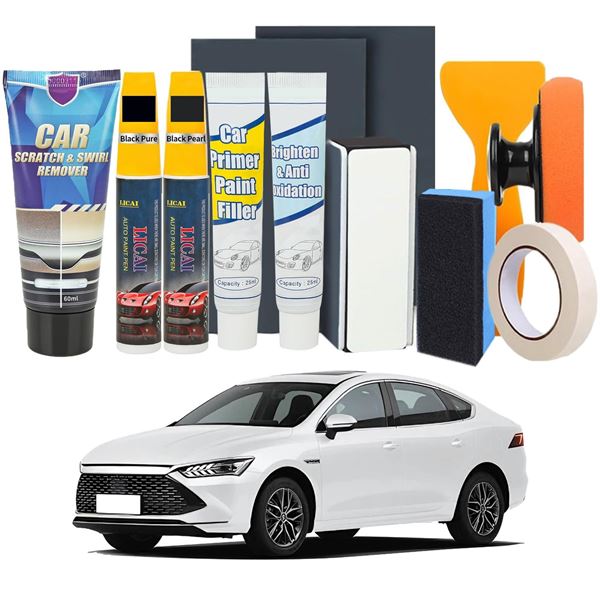 Car Paint Scratch Repair Kit - Quick & Easilyy Fix Paint Scratches (Black Pure + Black Pearl) - New