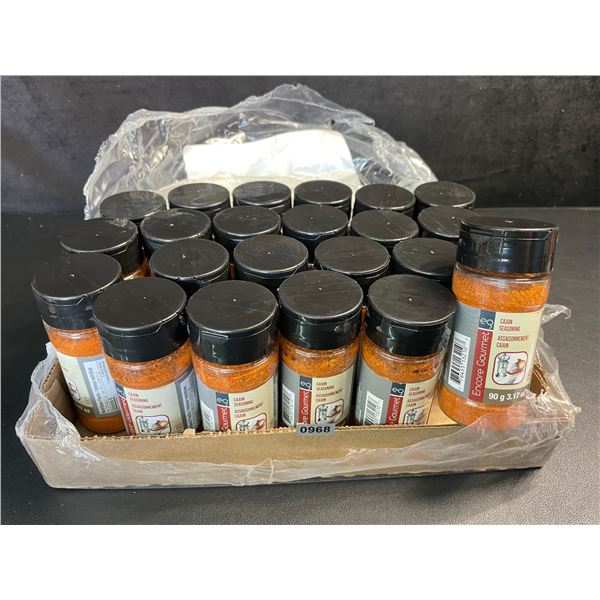 Case of 22 Encore Gourmet Cajun Seasoning Spice Shakers/Bottles (90g Each) Cajun Food Spice - New