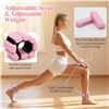 Image 5 : 2-Pack Ankle Weights (2LBS Each) Adjustable/Wearable Ankle/Wrist Weights for Strength Training; New