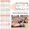 Image 7 : Pilates Essential Kit - Home Workout Pilates Equipment Kit to Tone/Sculpt/Strengthen (Pink) New