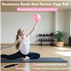 Image 8 : Pilates Essential Kit - Home Workout Pilates Equipment Kit to Tone/Sculpt/Strengthen (Pink) New