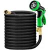 Image 1 : 200FT Expandable Garden Hose w/ 9-Function Spray Nozzle - Open Box