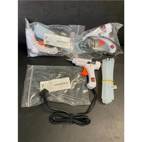 3 Mini Hot Glue Guns (20W); White Glue Guns with Glue Sticks - Multi-Purpose; Great for DIY/Crafts