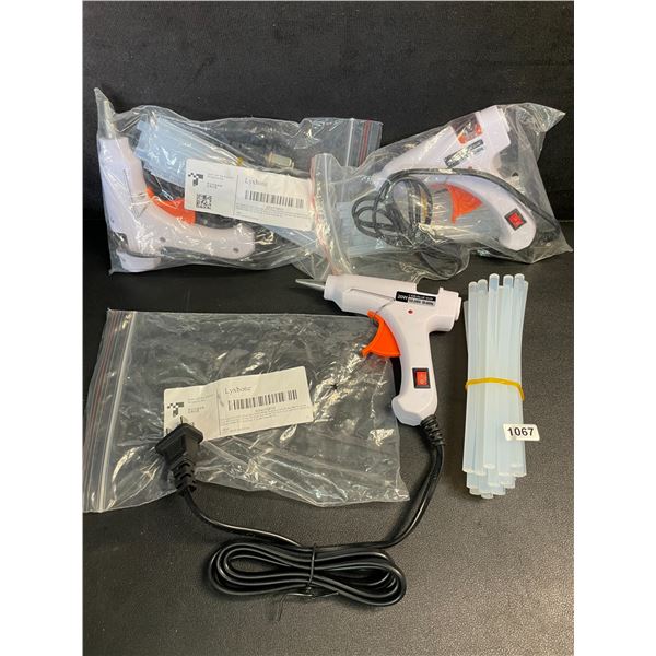 3 Mini Hot Glue Guns (20W); White Glue Guns with Glue Sticks - Multi-Purpose; Great for DIY/Crafts