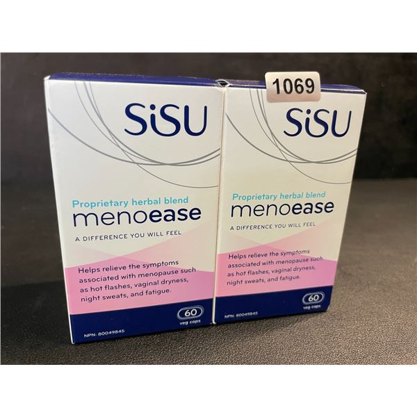 2 Boxes SiSu MenoEase Capsules (60pcs) Relieves Menopause Symptoms - New Sealed