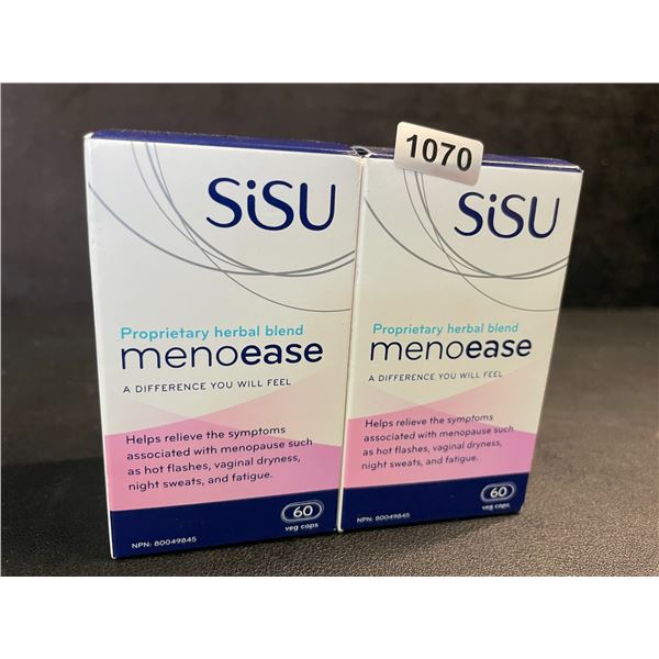 2 Boxes SiSu MenoEase Capsules (60pcs) Relieves Menopause Symptoms - New Sealed