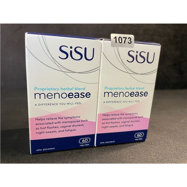 2 Boxes SiSu MenoEase Capsules (60pcs) Relieves Menopause Symptoms - New Sealed