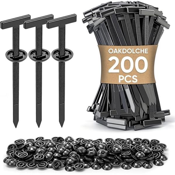 5 Packs (200pcs Each) Self-Locking Zip Ties/Car Fasteners; Nylon Universal Cable Ties - New