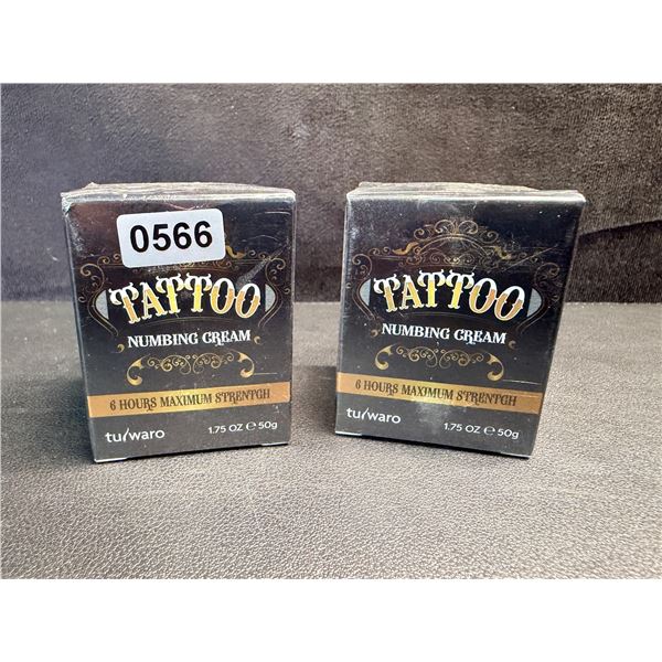 2 50G Bottles of Fast healing Numbing Cream/Topical anesthetic for Pain, Tattoos, Sunburn etc - New