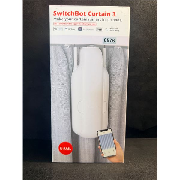 Switchbot Curtain 3 Smart Automatic Curtain Opener - Blutooth Remote Control w/ App/Timer - NEW