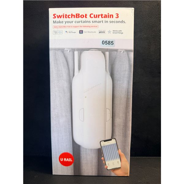 Switchbot Curtain 3 Smart Automatic Curtain Opener - Blutooth Remote Control w/ App/Timer - NEW