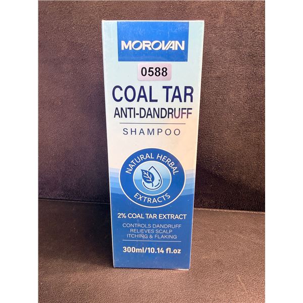 Morovan 300ml Coal Tar Anti Dandruff/Anit Itch Shampoo with 2% Coal Tar Extract - New