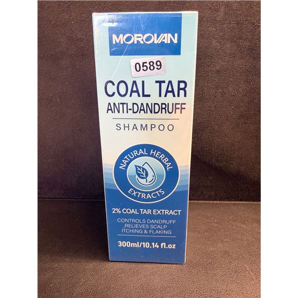 Morovan 300ml Coal Tar Anti Dandruff/Anit Itch Shampoo with 2% Coal Tar Extract - New