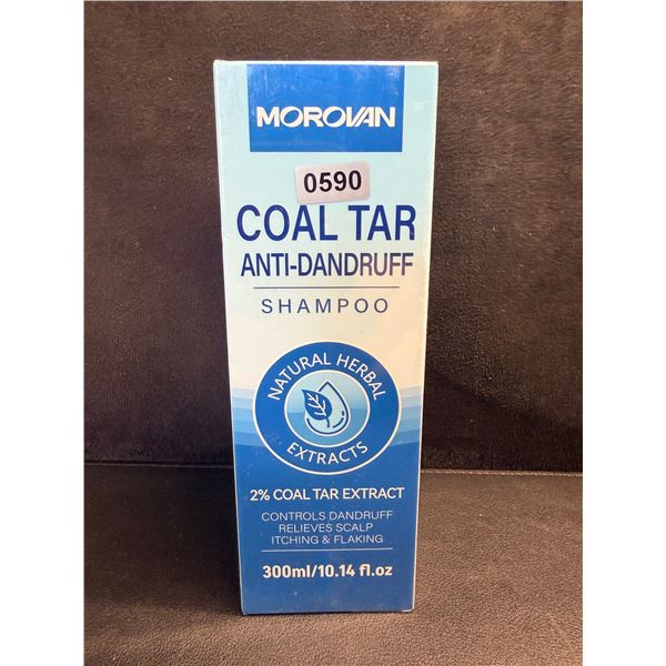 Morovan 300ml Coal Tar Anti Dandruff/Anit Itch Shampoo with 2% Coal Tar Extract - New