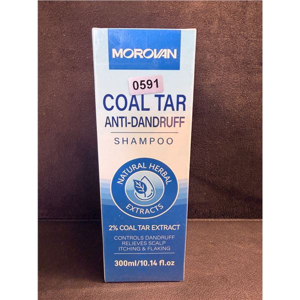 Morovan 300ml Coal Tar Anti Dandruff/Anit Itch Shampoo with 2% Coal Tar Extract - New
