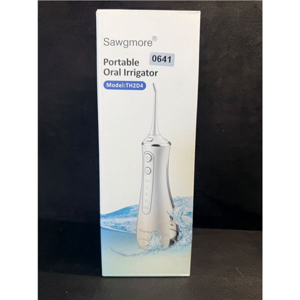 Sawgmore Portable Rechargeable Waterpick/Oral Irrigator for Cleaning Teeth and Gums - New