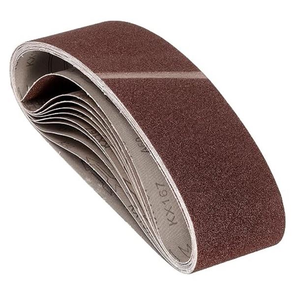 12-Pack of Large Sanding Belts (4" x 36") 60 Grit, Abrasive Sanding Belts - New Sealed