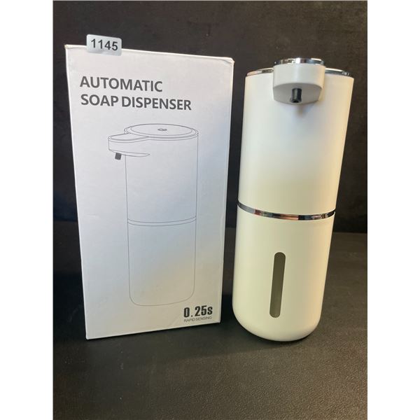 Wall-Mountable Automatic/Touchless Soap Dispenser (White) Rechargeable - New