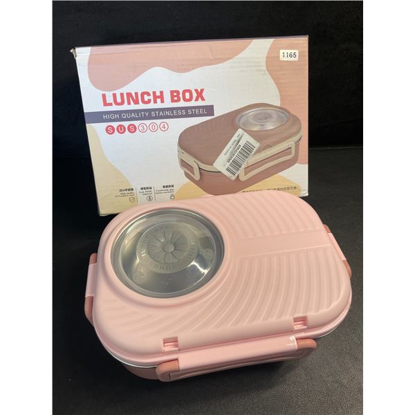 Pink High Quality Stainless Steel Lunch Box - New